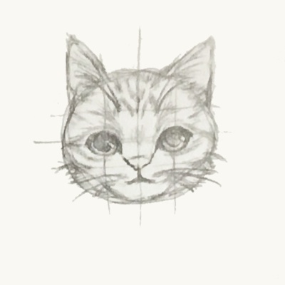 猫のイラストの描き方